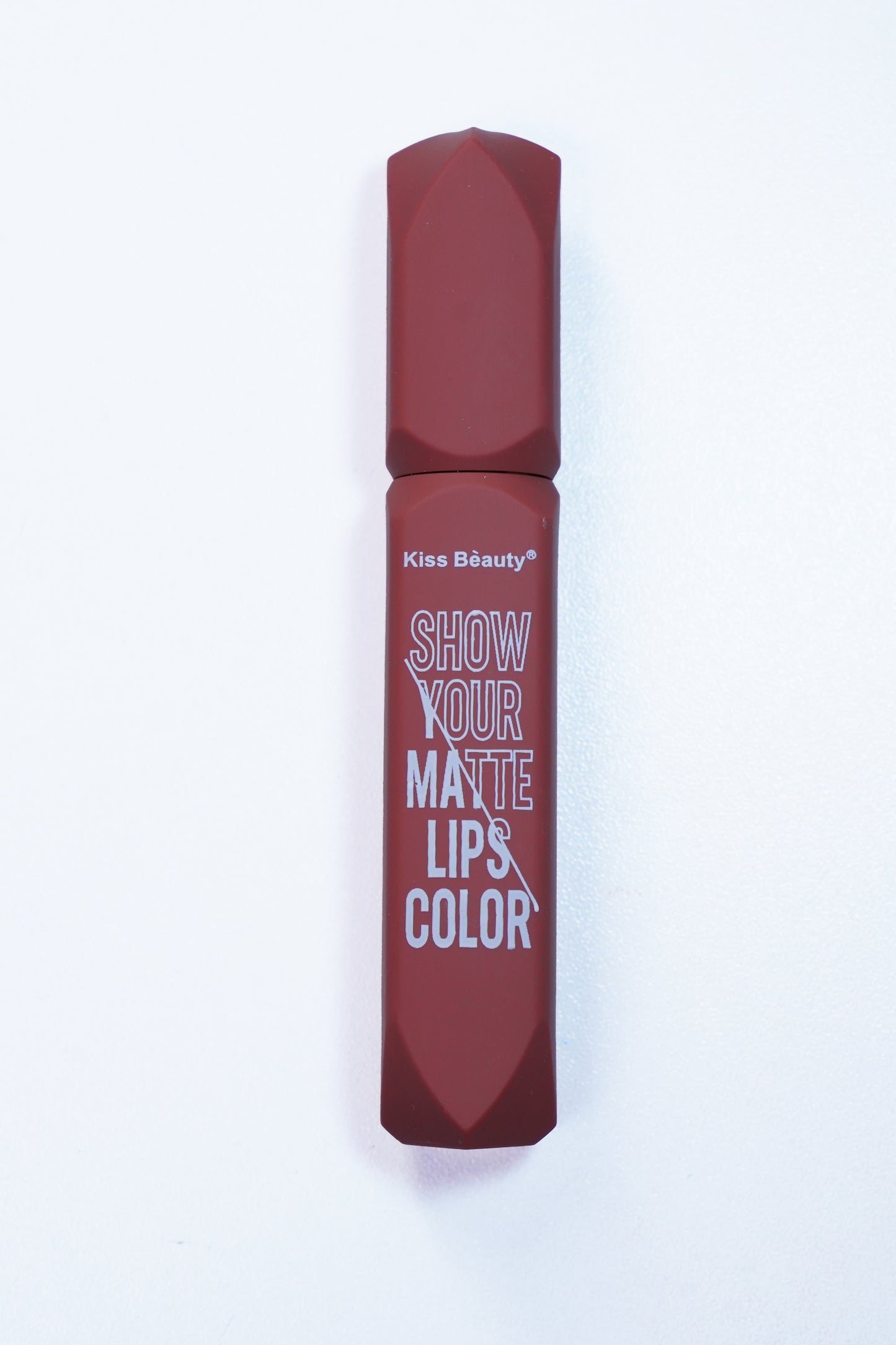 Kiss Beauty Matte Lipstick β Deep Brick Red