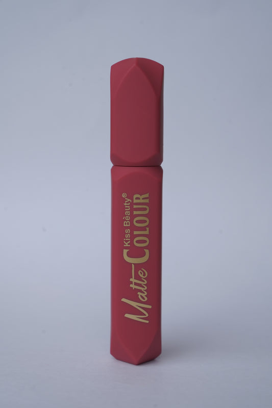 Kiss Beauty Matte Lipstick β Rosy Red - 1001