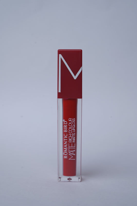 Romantic Bird Matte Rich Colour Lip Gloss β Crimson Red - 4010