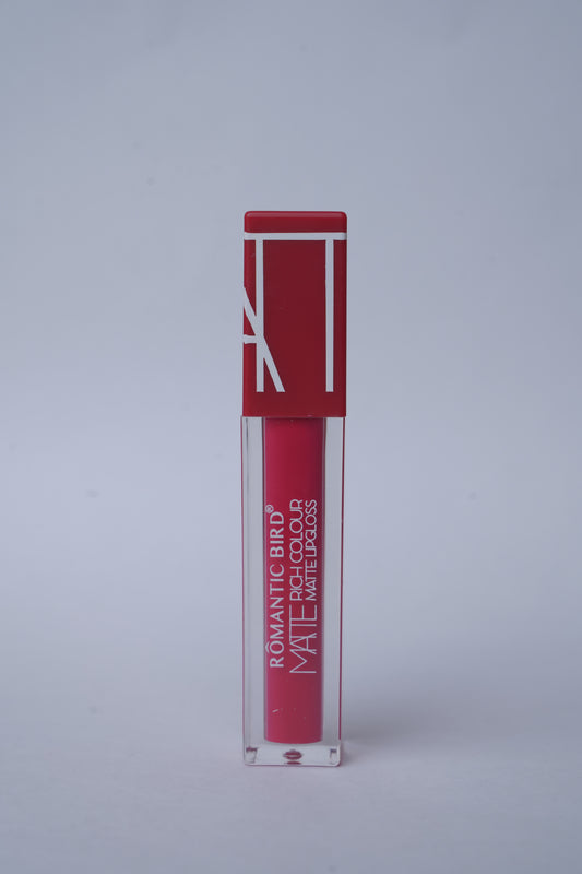 Romantic Bird Matte Rich Colour Lip Gloss – Hot Pink - 4003