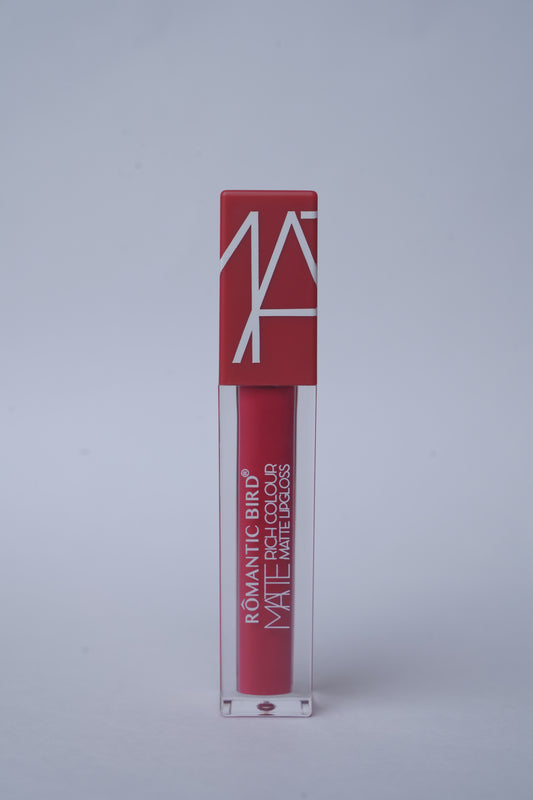 Romantic Bird Matte Rich Colour Lip Gloss – Pink Rose - 4006